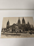 Carte postale vintage Exposition coloniale Marseille ancien souvenir rétro colle