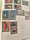 Timbres DDR Allemagne années 70 thématiques sécurité espace architecture Braille