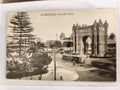 Carte postale ancienne Barcelone Arc de Triomphe tramway CPA vintage Espagne