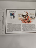 Feuillet CEF L'Homme de Tautavel philatélie tirage limité illustration GOFFIN