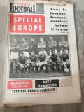 Ancien journal France Football 1968 spécial Europe Saint-Étienne vintage