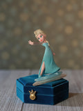 Figurine Disney Infinity Elsa Reine des Neiges bleu clair rétro