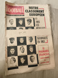 Ancien journal France Football 1964 classement européen vintage rétro foot