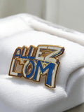 Pin's vintage ALLEZ L'OM Olympique de Marseille badge ancien supporter foot