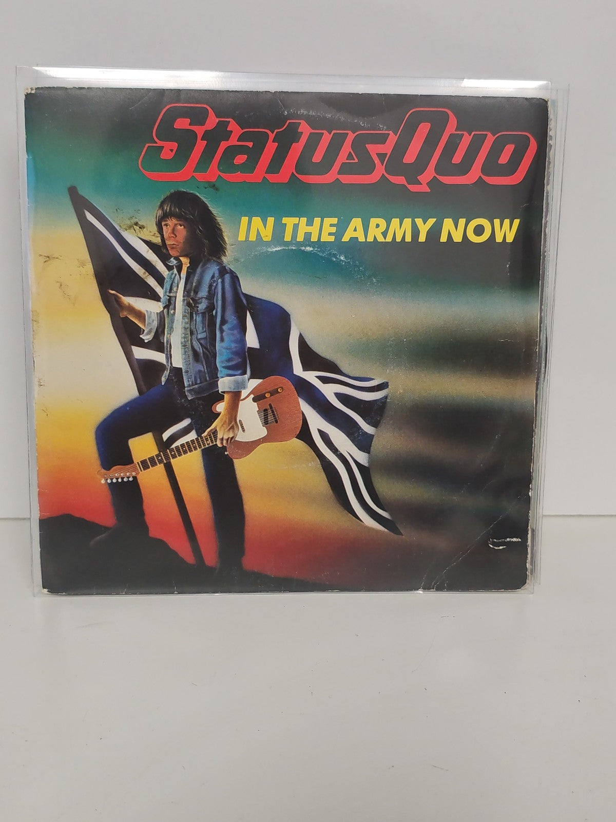 Vinyle 45 tours ancien Status Quo vintage rétro, très bon état collection