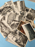 Lot cartes postales anciennes CPA divers paysages France et Europe vintage