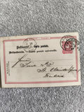 CPA Allemagne 10 Pfennig Hamburg 1897 carte postale Union Postale