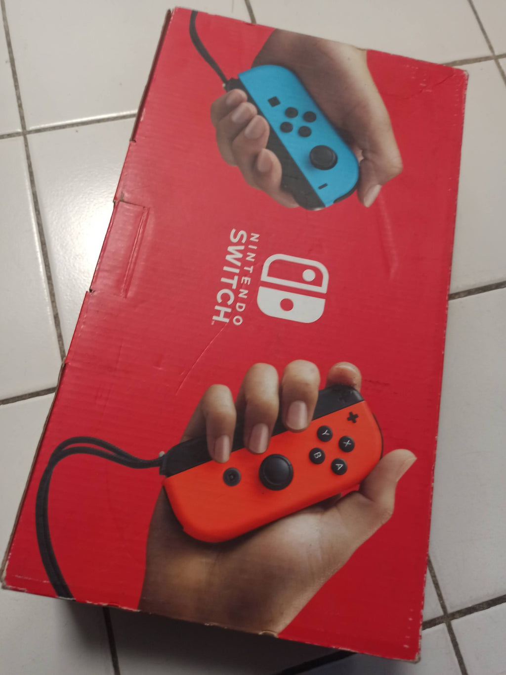 Boîte originale vide pour Nintendo Switch, emballage officiel console portable
