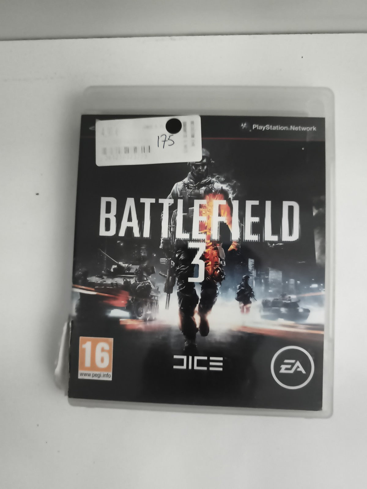 Jeu PS3 Battlefield 3 PlayStation DICE EA boîtier PEGI 16 FPS guerre