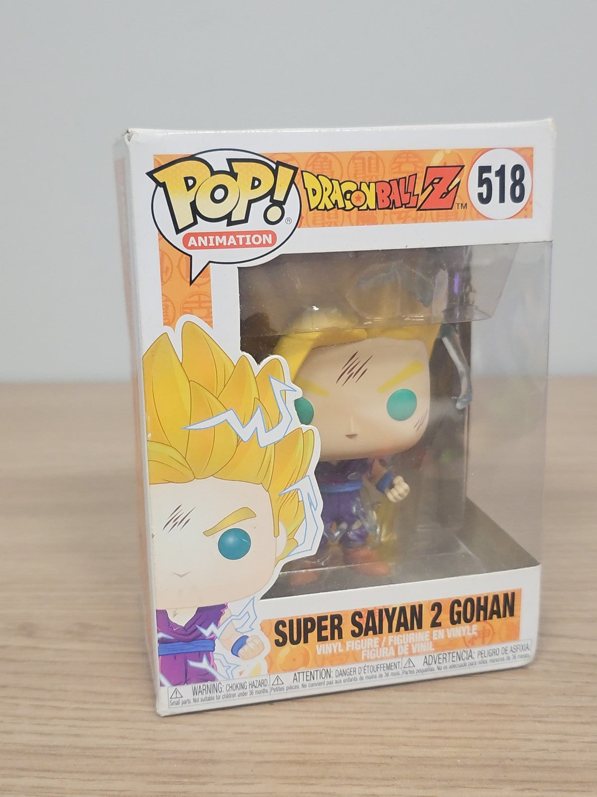 Funko Pop Dragon Ball Z Gohan Super Saiyan 2 N°518 Figurine Animation Bon État