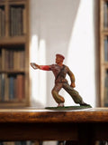 Figurine soldat Starlux vintage, statuette militaire rétro, ancien jouet déco