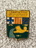 Pin's vintage Association des Commerçants Plan-de-Cuques blason émaillé Ref 1