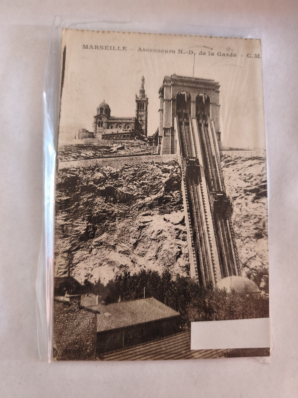 Carte postale ancienne vintage Marseille Notre-Dame de la Garde rétro collection