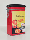 Boîte publicitaire rétro Kellogg's ancienne, boîte à céréales vintage collection