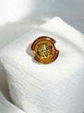 Pin's vintage Olympique de Marseille OM rétro football doré collection ancien