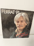 Vinyle 33 tours ancien Jean Ferrat vintage, disque collection rétro chanson fran