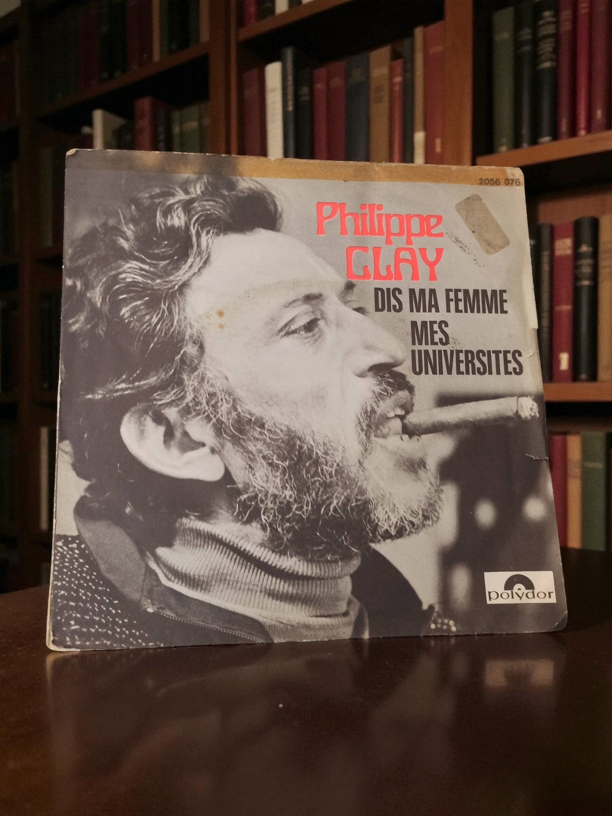 Disque vinyle 45 tours Philippe Clay Polydor vintage pochette photo chanson fran