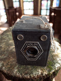 Appareil photo box Goldy 6x9 vintage France, caméra ancienne, déco rétro