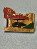 Vintage pin's Quick Villeneuve Loubet drive-in fast-food voiture collection