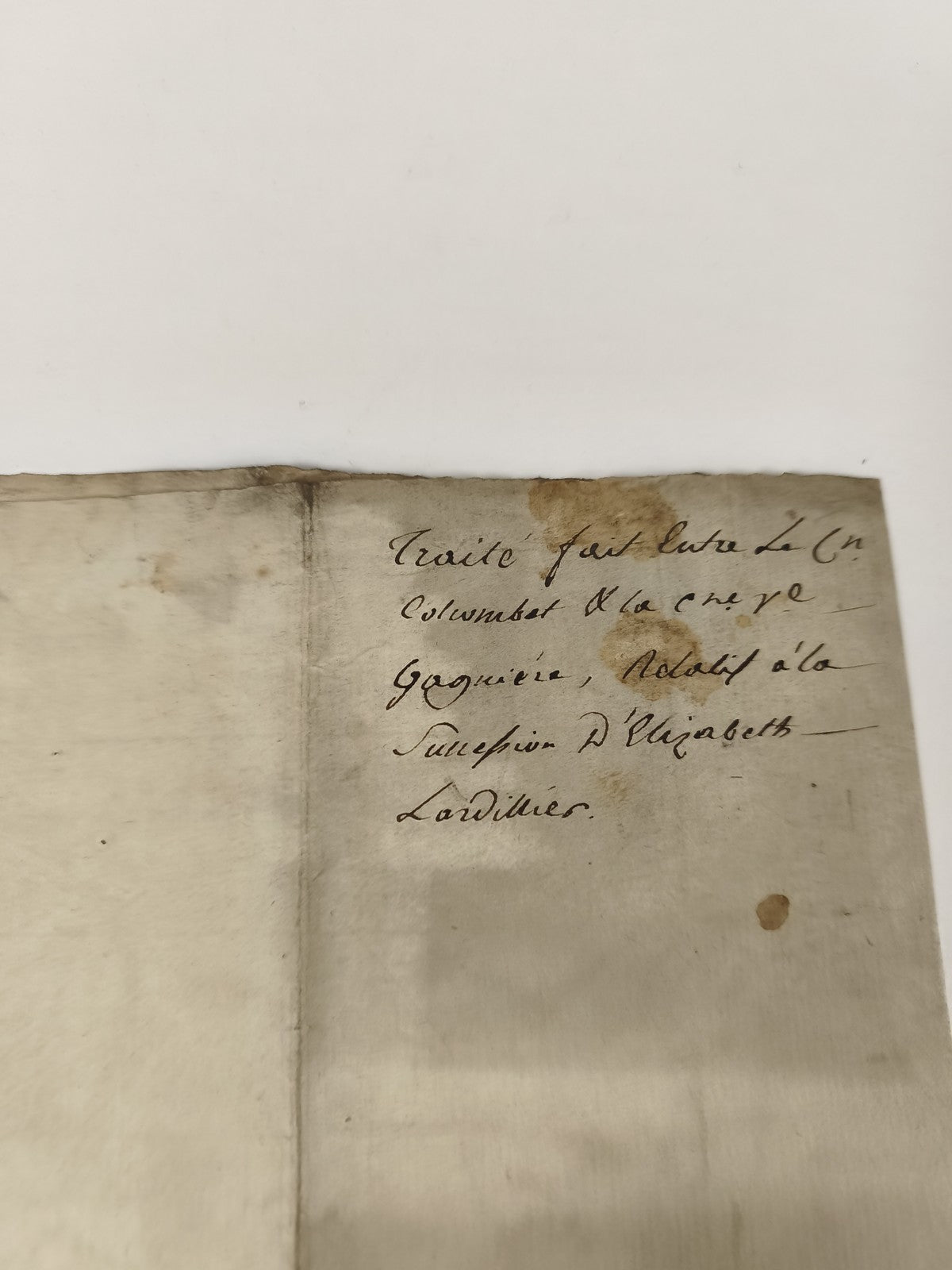 Lettre manuscrite administrative 1797, ancien bordereau XVIIIe français