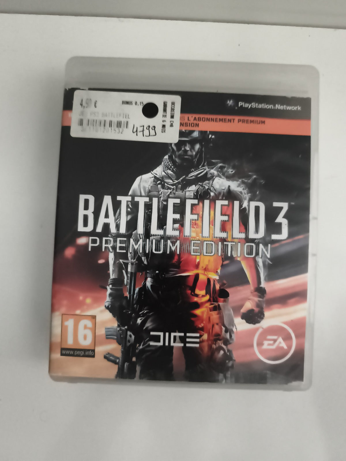 Jeu PS3 Battlefield 3 Premium Edition PlayStation DICE EA version française