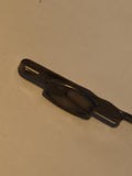Barrette ancienne aspect métallique forme géométrique vintage, accessoire cheveu