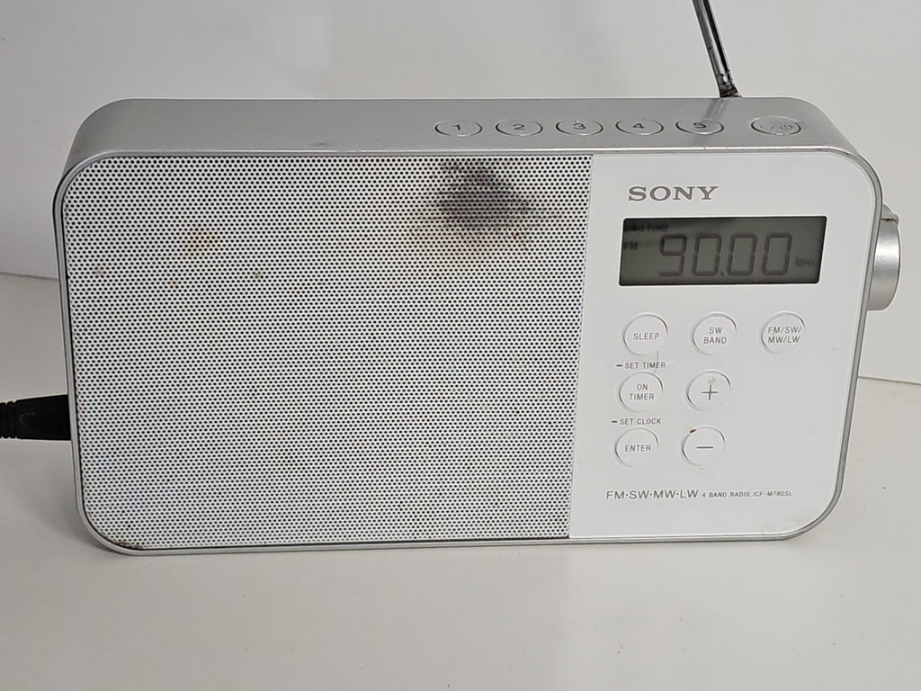 Radio portable Sony ICF-M780SL 4 bandes FM AM LW SW tuner numérique compact