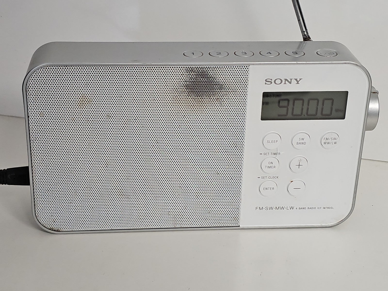 Radio portable Sony ICF-M780SL 4 bandes FM AM LW SW tuner numérique compact