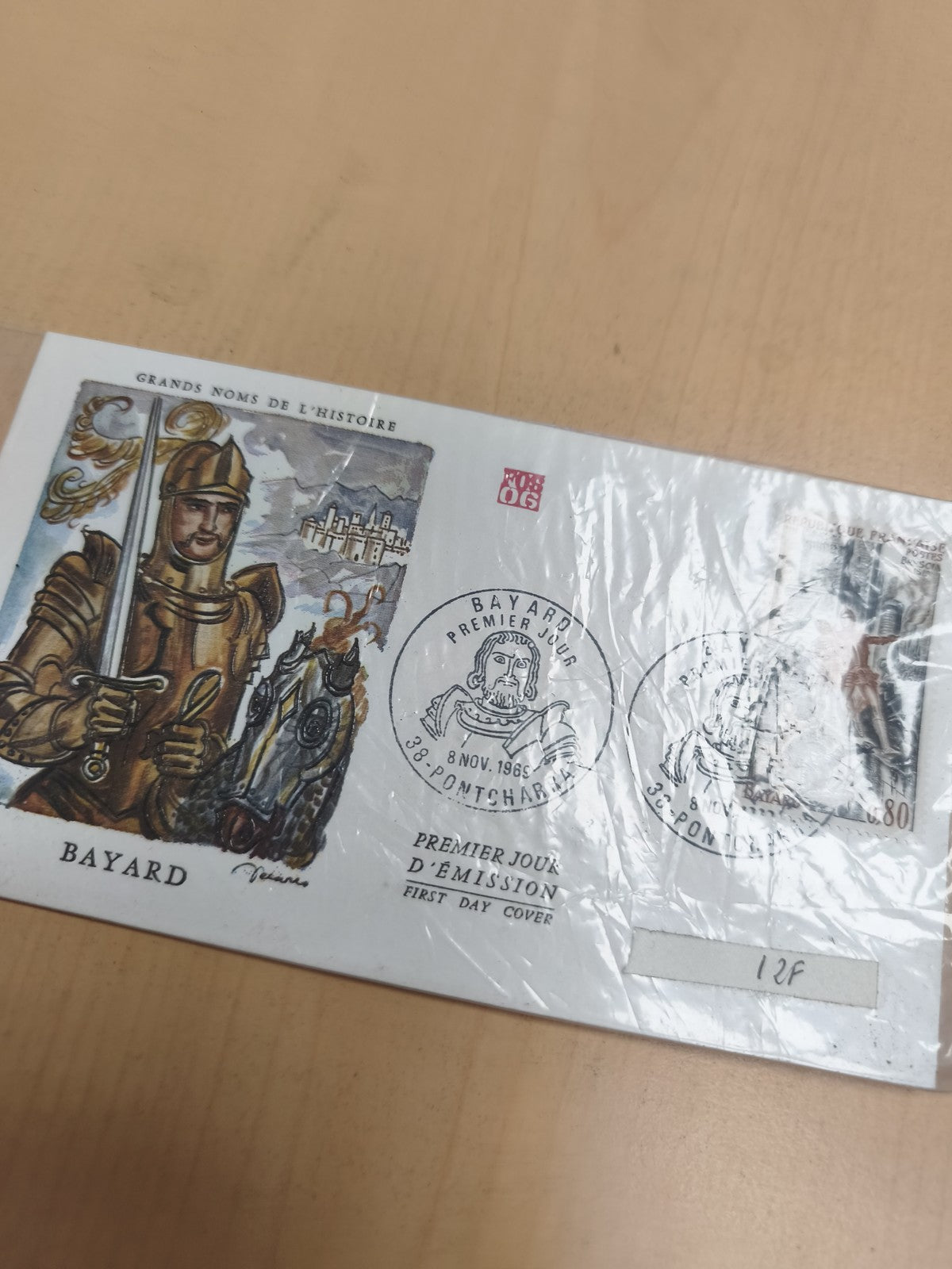 Lettre Premier Jour Bayard 1966 – Enveloppe philatélie illustrée FDC