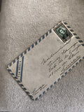 Lettre avion San Marino affranchie timbre 75 lire, enveloppe VIA AEREA, philatél