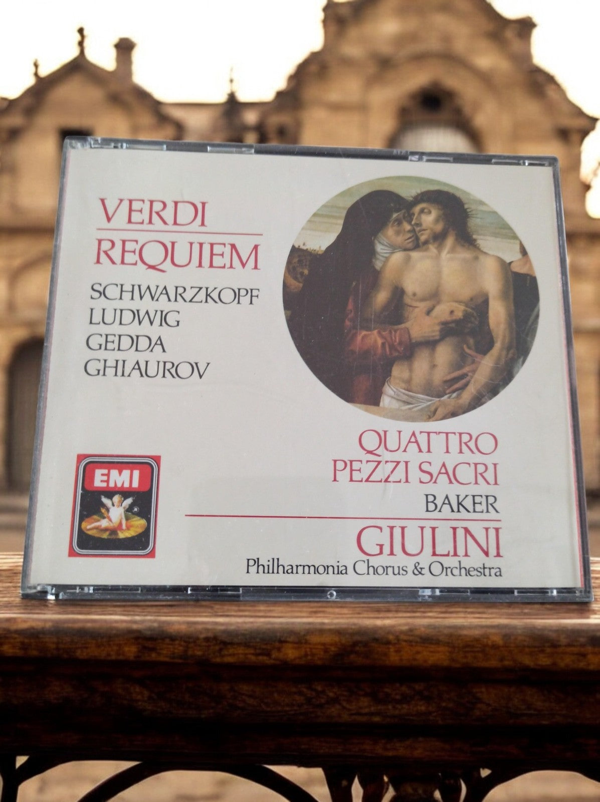 CD Verdi Requiem EMI Giulini Philharmonia Chorus Quattro Pezzi Sacri