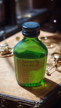 Miniature whisky Slater & Scott verte vintage, Grassy Green, rare old bottle