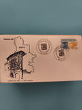 Lettre 1er jour Valence 1988 Maison des Têtes Drôme Marianne 2,20 F philatélie