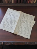 Lettre manuscrite Marseille 1943 Guerre 39-45 correspondance émouvante papier