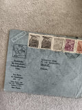 Lettre affranchie Brésil Sao Paulo vers France timbres anciens philatélie