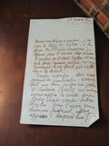 Lettre manuscrite 27 janvier 1942 époque 39-45 écriture brune émotion guerre