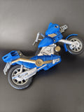 Moto rétro Power Rangers Lost Galaxy Blue Ranger Astro Cycle 1998 ancien jouet