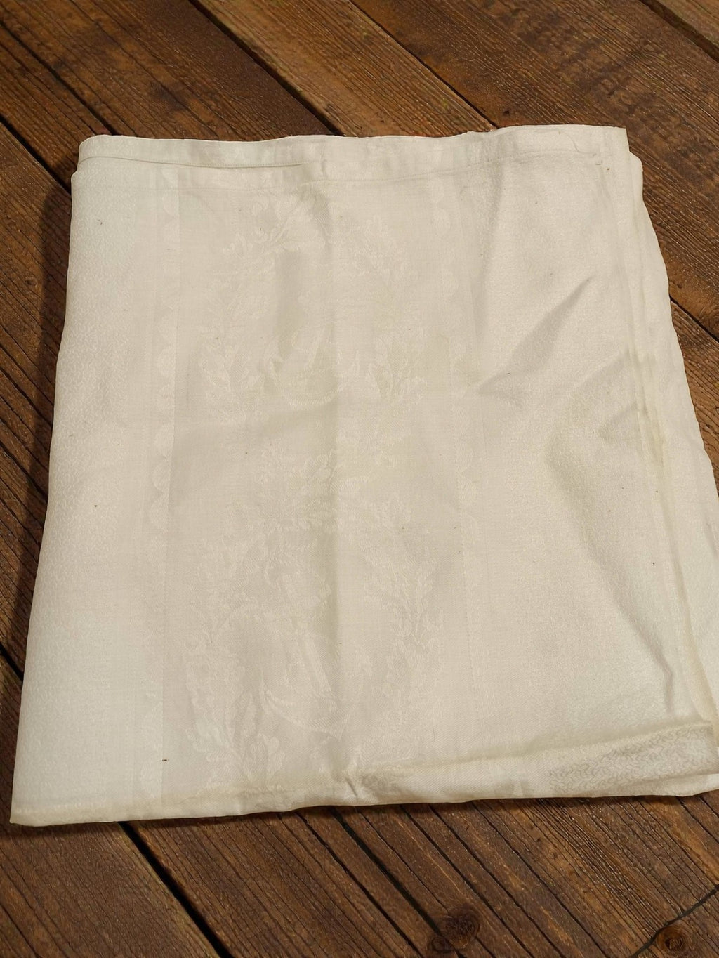 Drap de lit ancien brodé ancres XIXe vintage, linge rétro collection rare