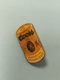 Vintage pin's Coors canette bière dorée collection USA ancien