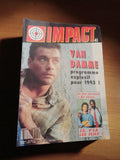 Magazine cinéma Impact 41 Van Damme vintage 1993 ancien périodique film