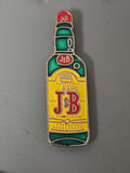 Pin's rétro JB Whisky ancien, badge publicitaire vintage collection spiritueux