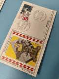 Enveloppe FDC Monaco timbre Festival Télévision illustration caméra (Ref 2)
