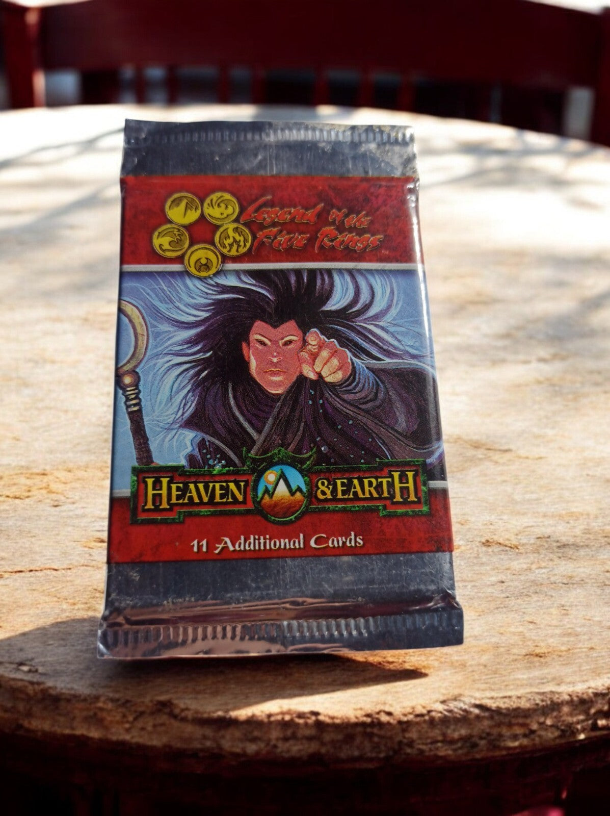 Booster scellé Legend of the Five Rings Heaven & Earth vintage 11 cartes neuf