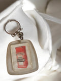 Porte-clés ancien Café Laitier publicitaire vintage rétro accessoire