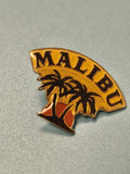 Vintage pin's Malibu palmiers soleil ? badge rétro collection (Ref 13)