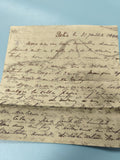 Ancienne lettre manuscrite France 1941, papier d?époque, collection vintage