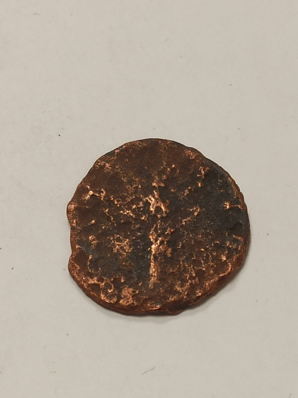 Vintage monnaie romaine ancienne Gallien Antoninien 260-268 AD authentique colle