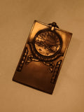 Médaille FFESSM bronze rectangulaire plongée sous-marine décor relief
