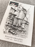 Carte philatélique Rallye Philatec 1964 Bar-le-Duc oblitérée ancienne