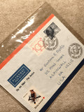 Lettre affranchie Suède 1984 Fåglar timbre 150 Sverige cachet Stockholm philatél